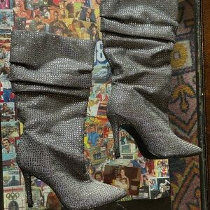 Silver Women's Boots